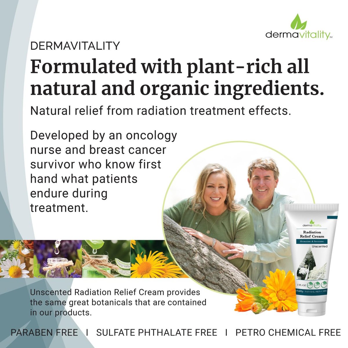 UltimateVitality Strahlungsbrand-Linderungscreme ohne Duft – Calendula-Creme für Strahlungspatienten, natürlich, bio, paraben- und phthalatfrei – 56,7 g