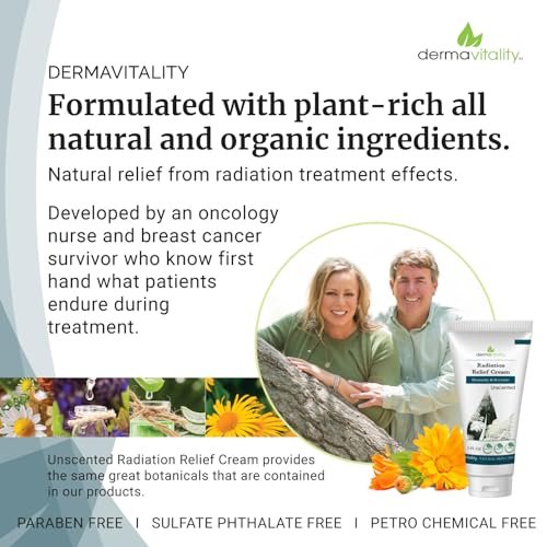 UltimateVitality Strahlungsbrand-Linderungscreme ohne Duft – Calendula-Creme für Strahlungspatienten, natürlich, bio, paraben- und phthalatfrei – 56,7 g