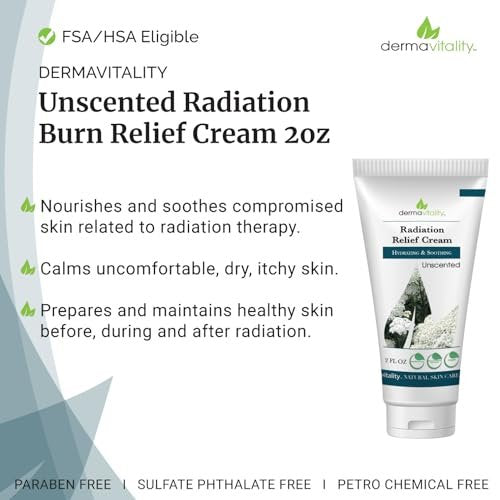 UltimateVitality Strahlungsbrand-Linderungscreme ohne Duft – Calendula-Creme für Strahlungspatienten, natürlich, bio, paraben- und phthalatfrei – 56,7 g