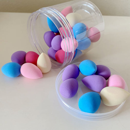 30-teiliges Mini-Make-up-Schwämmchen-Set - Beauty Blender für Foundation, Puder, Concealer, Lidschatten, Highlighter & Contouring