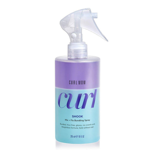 COLOR WOW Curl Wow Shook Mix + Fix Bundling Spray – 296 ml – Perfekt definierte Locken ohne Frizz