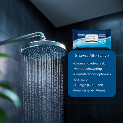 TenderProtect® Original XL Premium Feuchttücher für Erwachsene (50 Stück) – Extragroße 9"x12" Tücher mit Aloe Vera, für Babys & Senioren, Inkontinenz, Hände- und Körperreinigung