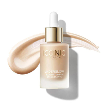 ICONIC LONDON Underglow Blurring Primer – Universeller Make-up Primer mit strahlendem Glow, 0,91 Fl Oz