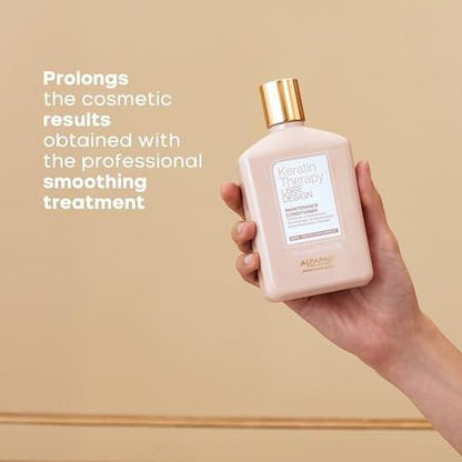 Alfaparf Milano Lisse Design Keratin Shampoo & Conditioner Set - Sulfatfrei - Anti-Frizz - Pflegt und verbessert professionelle Keratinbehandlung - Glattes & glänzendes Haar