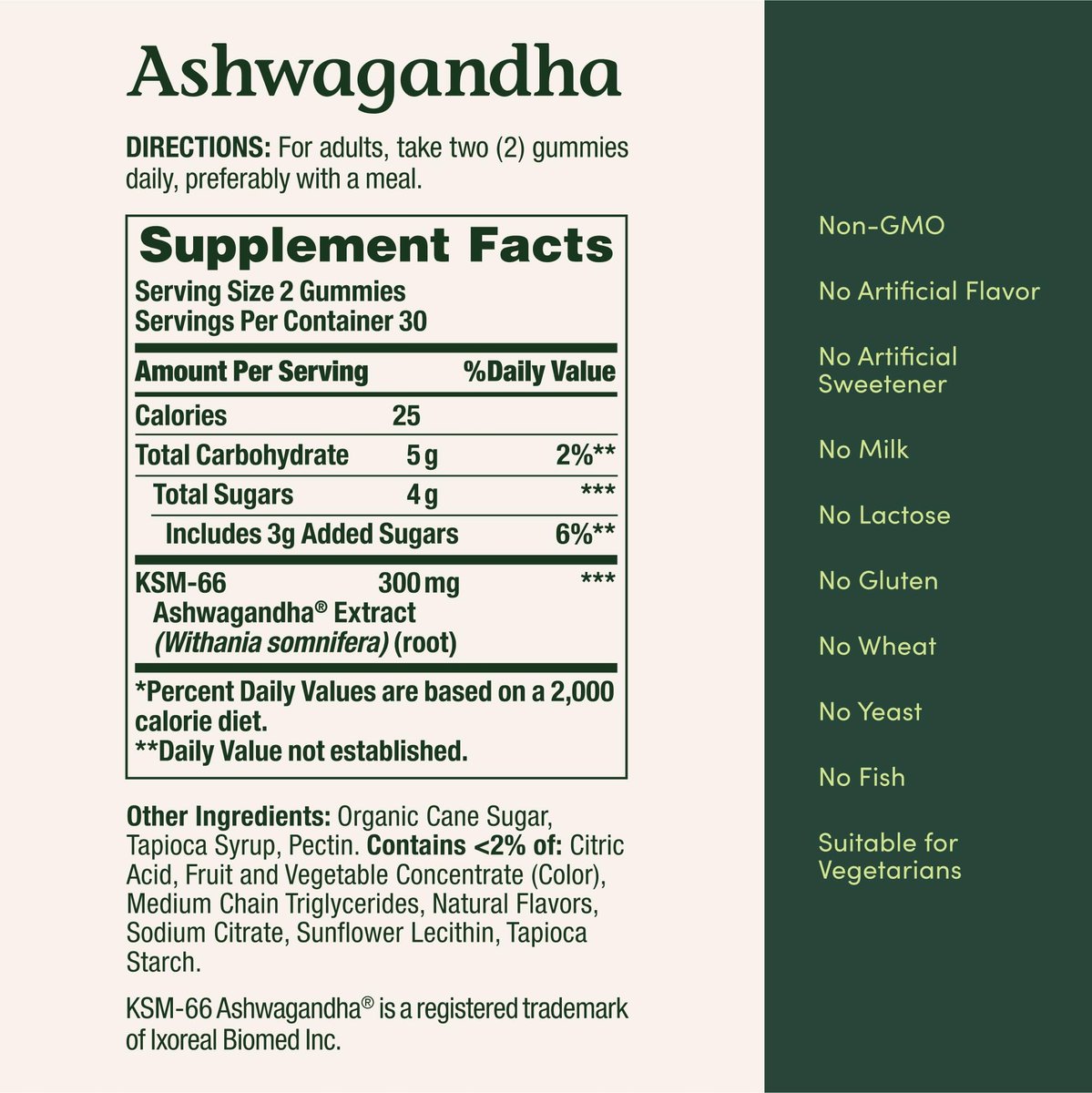 Nature's Bounty Ashwagandha Gummis, 300 mg KSM-66 Ashwagandha-Extrakt, gemischte Beere, 60 Gummis