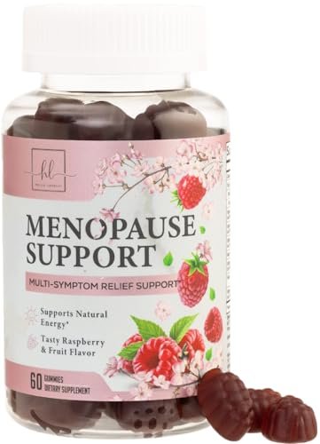 Hello Lovely! Menopause Gummies – Natürliche Hilfe bei Hitzewallungen & Nachtschweiß, 16-in-1 Multi-Vorteil für Balance & Energie, 60 Gummis
