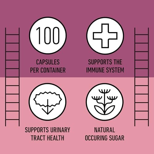 Complete Natural Products Bio D-Mannose & Cranberry Kapseln 520mg | 100 Stück | Pflanzliche Unterstützung für die Harnwege | Vegan, Non-GMO, Koscher, Glutenfrei