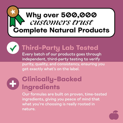 Complete Natural Products Bio D-Mannose & Cranberry Kapseln 520mg | 100 Stück | Pflanzliche Unterstützung für die Harnwege | Vegan, Non-GMO, Koscher, Glutenfrei