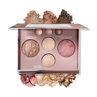 LAURA GELLER NEW YORK Best of the Best Baked Palette – 7-in-1 Full Face Palette – Bronzer, Blush, 2 Highlighter & 3 Lidschatten – Faltenfrei, handgefertigt in Italien – Reisefreundlich
