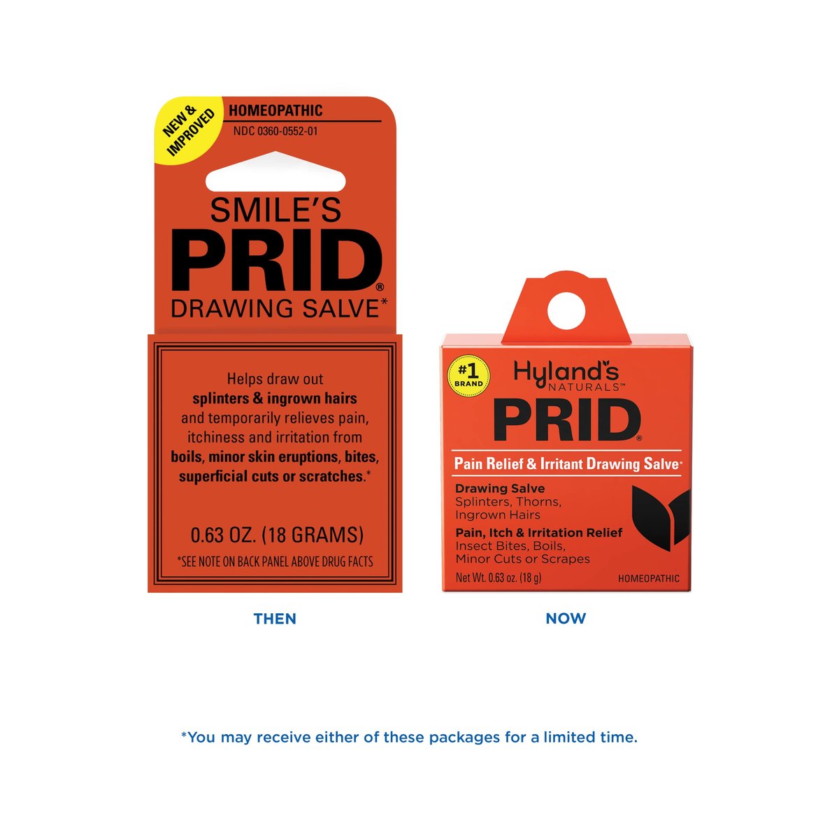 PRID Zugsalbe von Hyland's Naturals (2er-Pack) – Natürliche Unterstützung bei Hautirritationen