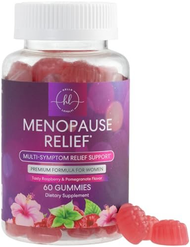 Hello Lovely! Menopause Gummis für Frauen – Natürliche Unterstützung bei Hitzewallungen, Nachtschweiß & Hormonbalance – 60 Gummis