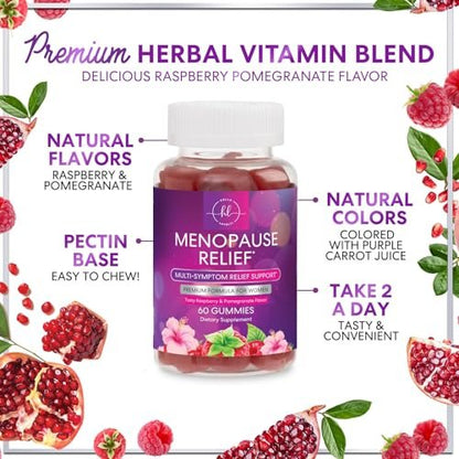 Hello Lovely! Menopause Gummis für Frauen – Natürliche Unterstützung bei Hitzewallungen, Nachtschweiß & Hormonbalance – 60 Gummis