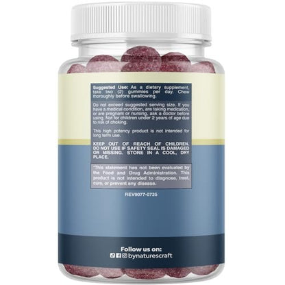 Extra Stark Zink Gummis für Erwachsene - Kaubare Zinkpräparate für Frauen & Männer für Energie & Immununterstützung - Vitamine & Mineralstoffe - 120 Stück