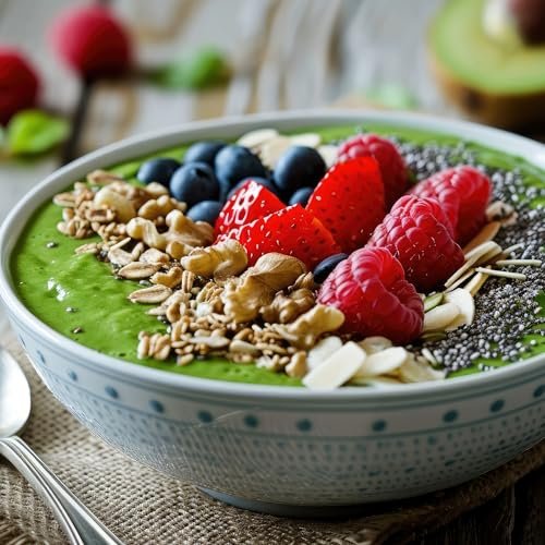 Kuli Kuli Green Power [170 g] - Super Greens Pulver - Nährstoffreiche Mischung aus Moringa, Weizengras, Brokkoli & Gerstengras - 100% pflanzliches Bio-Superfood-Pulver von abgelegenen Farmen