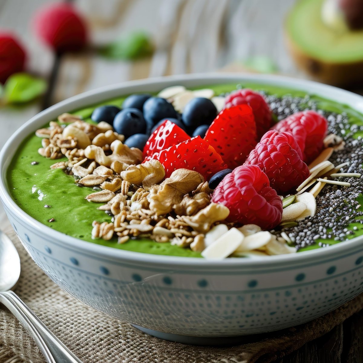 Kuli Kuli Green Power [170 g] - Super Greens Pulver - Nährstoffreiche Mischung aus Moringa, Weizengras, Brokkoli & Gerstengras - 100% pflanzliches Bio-Superfood-Pulver von abgelegenen Farmen