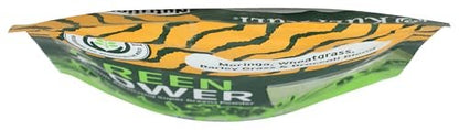 Kuli Kuli Green Power [170 g] - Super Greens Pulver - Nährstoffreiche Mischung aus Moringa, Weizengras, Brokkoli & Gerstengras - 100% pflanzliches Bio-Superfood-Pulver von abgelegenen Farmen