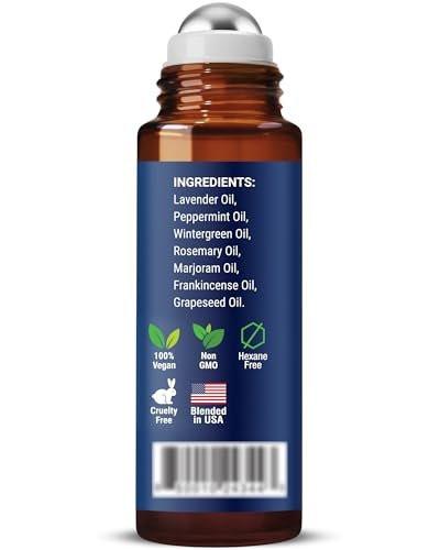 Nexon Botanics Muskelschmerz-Roll-On 10 ml – Reine & natürliche, vorgemischte Mischung für verspannte Muskeln, Schmerzen & Erholung – Praktischer Roller für Sportler & aktive Lebensstile