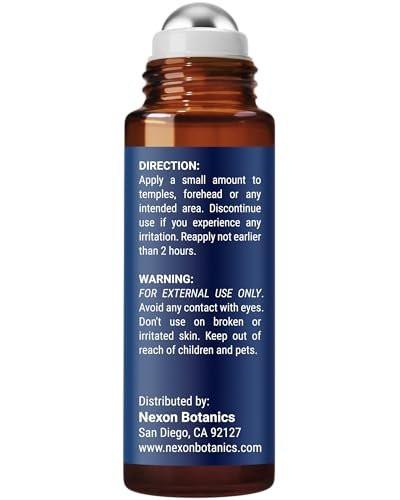 Zen Sleep Essential Oil Roll-On 10 ml - Beruhigende Mischung für Gelassenheit & Tiefschlaf mit Lavendel, Rosmarin - Einfach anzuwendender Roller - Nexon Botanics