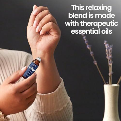 Zen Sleep Essential Oil Roll-On 10 ml - Beruhigende Mischung für Gelassenheit & Tiefschlaf mit Lavendel, Rosmarin - Einfach anzuwendender Roller - Nexon Botanics