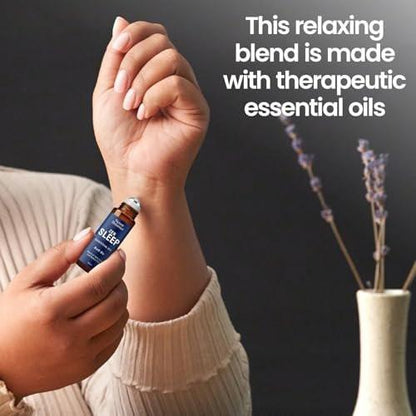 Zen Sleep Essential Oil Roll-On 10 ml - Beruhigende Mischung für Gelassenheit & Tiefschlaf mit Lavendel, Rosmarin - Einfach anzuwendender Roller - Nexon Botanics