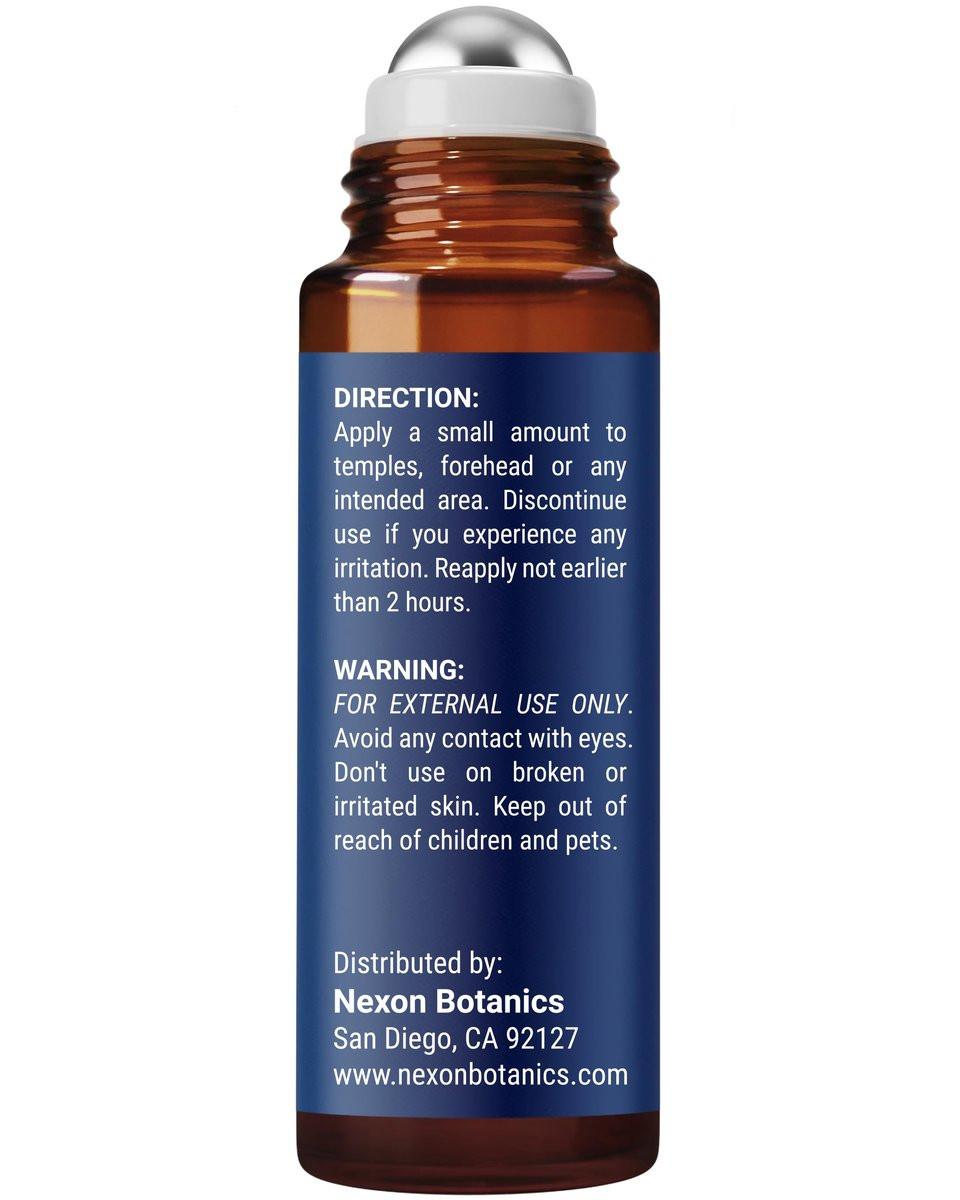Zen Sleep Essential Oil Roll-On 10 ml - Beruhigende Mischung für Gelassenheit & Tiefschlaf mit Lavendel, Rosmarin - Einfach anzuwendender Roller - Nexon Botanics