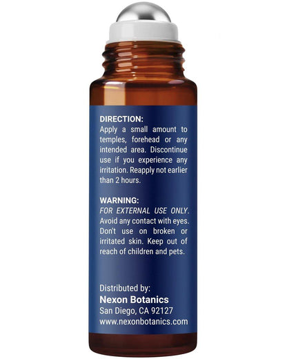 Zen Sleep Essential Oil Roll-On 10 ml - Beruhigende Mischung für Gelassenheit & Tiefschlaf mit Lavendel, Rosmarin - Einfach anzuwendender Roller - Nexon Botanics
