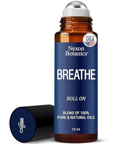 Atemunterstützung Roll-On mit ätherischen Ölen 10 ml – Eukalyptus, Pfefferminze & Rosmarin – Nexon Botanics