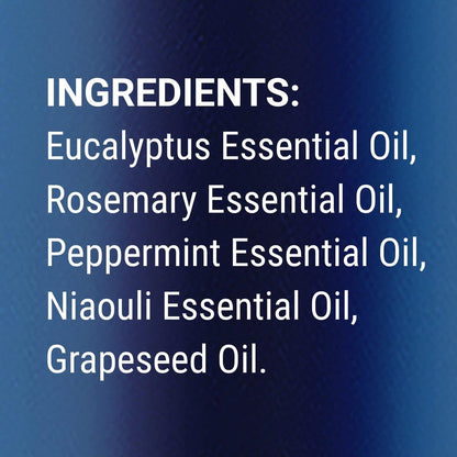 Atemunterstützung Roll-On mit ätherischen Ölen 10 ml – Eukalyptus, Pfefferminze & Rosmarin – Nexon Botanics
