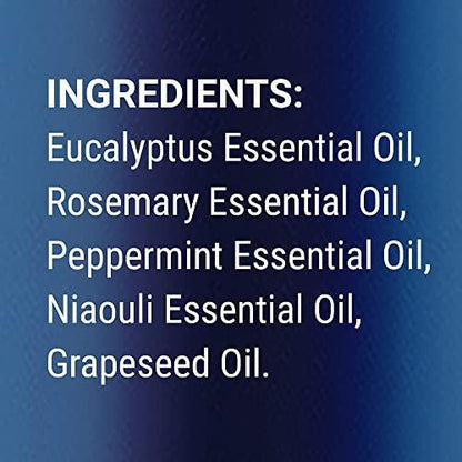 Atemunterstützung Roll-On mit ätherischen Ölen 10 ml – Eukalyptus, Pfefferminze & Rosmarin – Nexon Botanics
