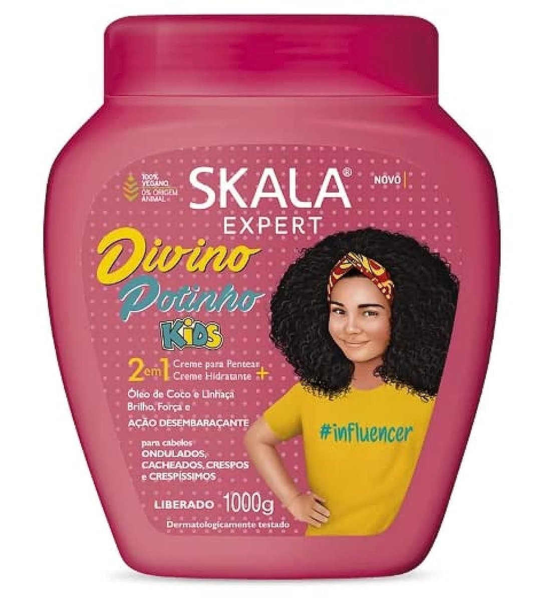 SKALA Expert Creme de Tratamento 2 em 1 Crespinho Divino 1 kg – Pflegende Lockencreme für definierte, geschmeidige Locken