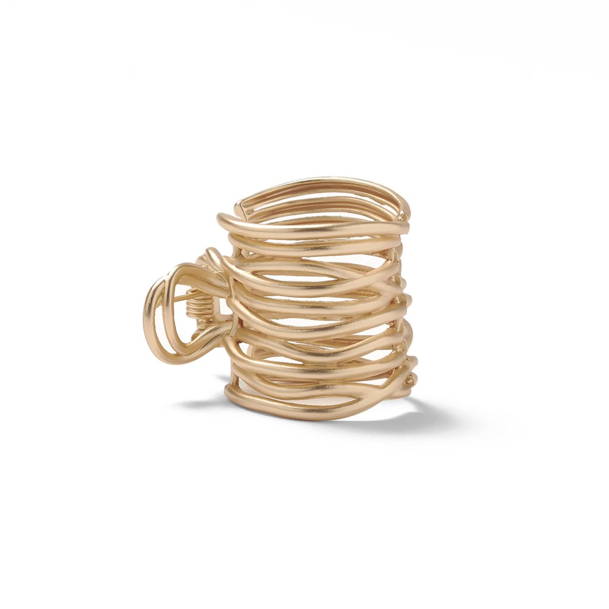 The Hair Edit Gilded Wrap Ponytail-Cuff-Clip – goldener Haarreif für elegante Ponys