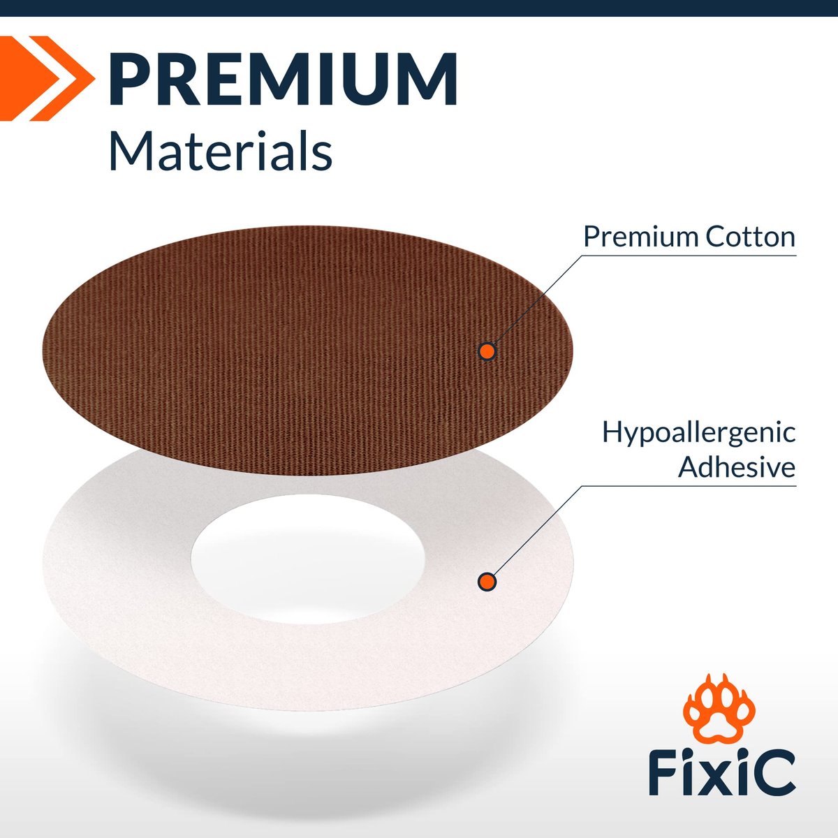 Fixic Freestyle Klebepflaster 25 Stück – Passend für Libre 1, 2, 3 & Plus – Enlite – Guardian – Kein Kleber in der Mitte – Vorgeschnittene Rückseite – Langzeitfixierung für Ihren Sensor! (Kaffee)