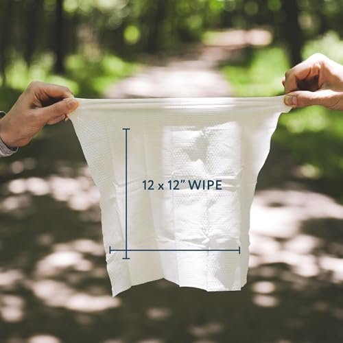 Venture Wipes Natürliche Mückenschutztücher - Reisegröße Insektenschutztücher mit Citronella, Pfefferminze & Rosmarin - DEET-freier Mückenschutz für Reisen, Outdoor & Terrasse - 15 Tücher Beutel