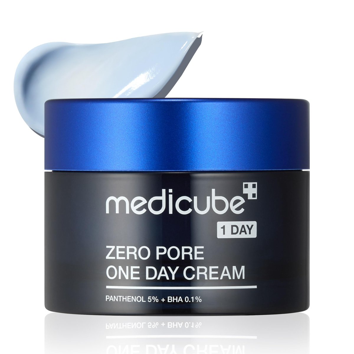 Medicube Zero Pore One-Day Cream 1.69 fl.oz – Porenverfeinernde Feuchtigkeitscreme mit Panthenol, Salicylsäure und Niacinamid – Kontrolliert überschüssiges Öl – Koreanische Hautpflege