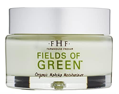 FarmHouse Fresh Feuchtigkeitscreme, Tagescreme für das Gesicht. Tiefenhydratation, Fields of Green Organic Matcha Ultra-Beruhigende Feuchtigkeitscreme