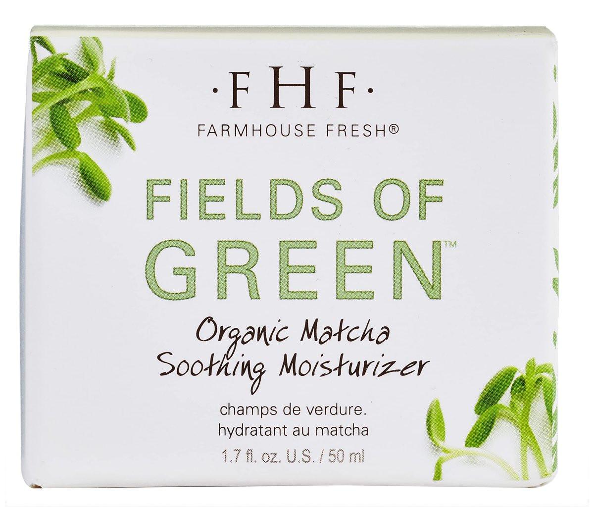 FarmHouse Fresh Feuchtigkeitscreme, Tagescreme für das Gesicht. Tiefenhydratation, Fields of Green Organic Matcha Ultra-Beruhigende Feuchtigkeitscreme