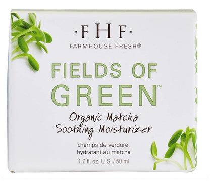 FarmHouse Fresh Feuchtigkeitscreme, Tagescreme für das Gesicht. Tiefenhydratation, Fields of Green Organic Matcha Ultra-Beruhigende Feuchtigkeitscreme