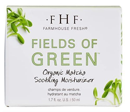FarmHouse Fresh Feuchtigkeitscreme, Tagescreme für das Gesicht. Tiefenhydratation, Fields of Green Organic Matcha Ultra-Beruhigende Feuchtigkeitscreme