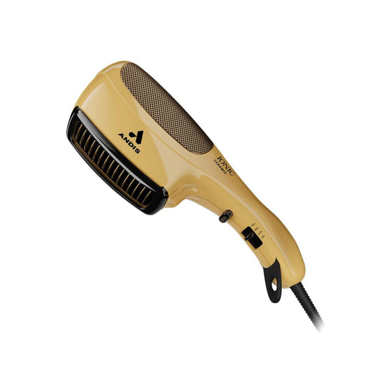 Andis 82125 1875-Watt Turmalin-Keramik-Ionen-Haartrockner – Leichter Haartrockner für normales & lockiges Haar, Gold