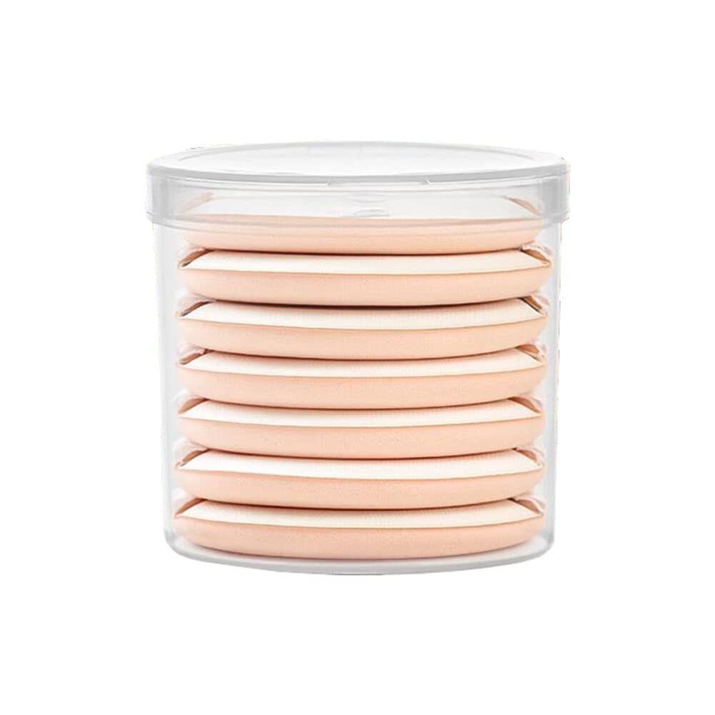 1Box (7 Stück) Superweiche Schwamm-Puderpuffs Make-up Foundation Schwamm Air Cushion Puff Pad zum Auftragen von BB CC Cream, flüssigem Concealer, Puder, Beauty Blender