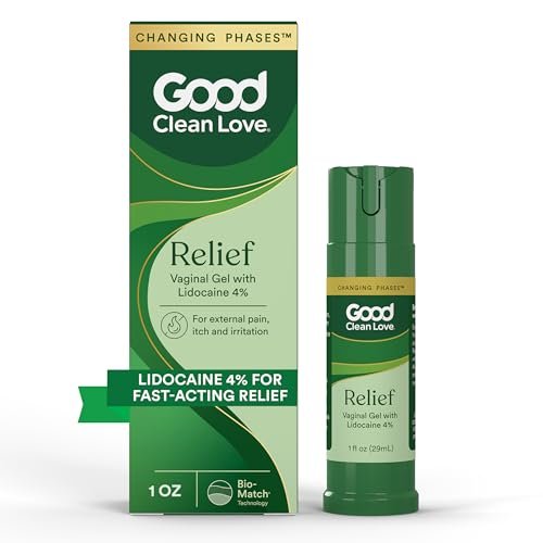Good Clean Love Vaginales Schmerz- & Juckreiz-Gel mit Lidocain 4% – Schnell wirkende Linderung bei Schmerzen, Juckreiz und Reizungen, Fördert die vaginale Gesundheit, Unterstützung nach der Geburt oder Operation, 28 g