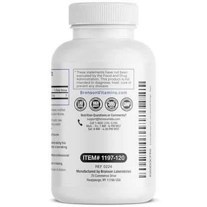 Bronson Alpha-Liponsäure 600 mg – Freie Radikale Fänger, unterstützt die antioxidative Gesundheit – Non-GMO, 120 Kapseln (60 Portionen)