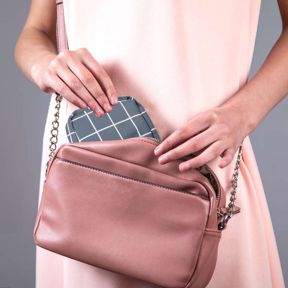 3-teilige Perioden-Tasche, Damenbinden-Aufbewahrungstasche, wiederverwendbare Menstruationsbinden-Tasche, Tampon-Aufbewahrungstasche für Frauen und Mädchen, für die Handtasche