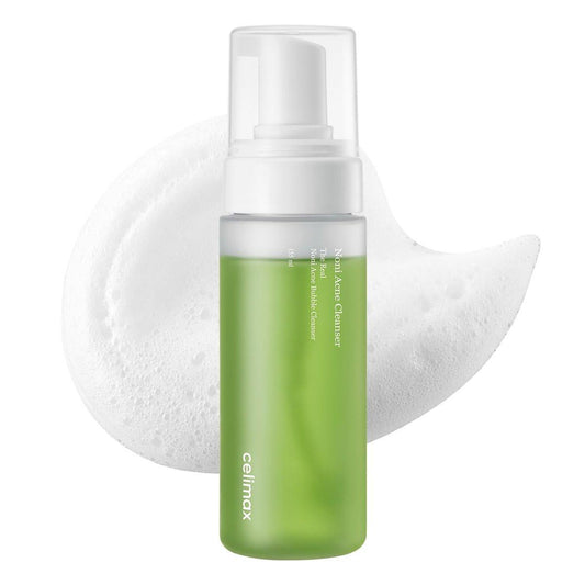 celimax Noni Bubble Cleanser – Mildes Gesichtsreinigungs-Schaum für empfindliche bis fettige, trockene und Mischhaut – Beruhigend, pflegend, sanft peelend – 155 ml