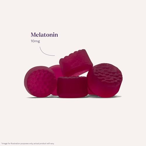 Natrol Melatonin 10mg Schlafhilfe Gummies, 80 Stück MelatoninMax Gummibärchen mit Blaubeergeschmack, 10 mg Melatonin für gelegentliche Schlaflosigkeit, 80-Tage-Vorrat