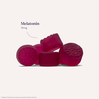 Natrol Melatonin 10mg Schlafhilfe Gummies, 80 Stück MelatoninMax Gummibärchen mit Blaubeergeschmack, 10 mg Melatonin für gelegentliche Schlaflosigkeit, 80-Tage-Vorrat