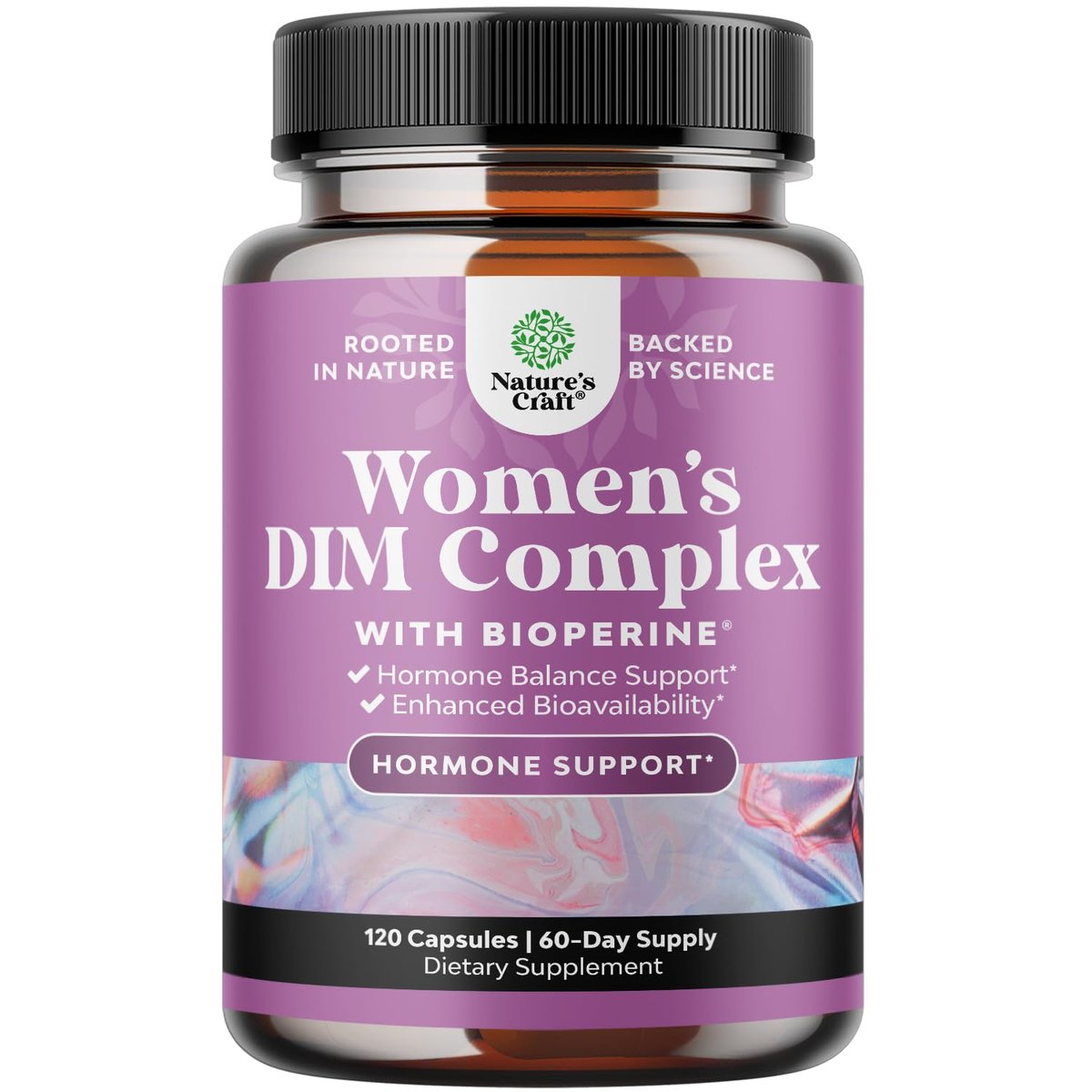 Potentes DIM-Präparat für Frauen – Hormonbalance mit DIM und schwarzem Pfeffer, Wechseljahre & PMS Linderung – Extra stark 300 mg pro Portion – 120 Kapseln