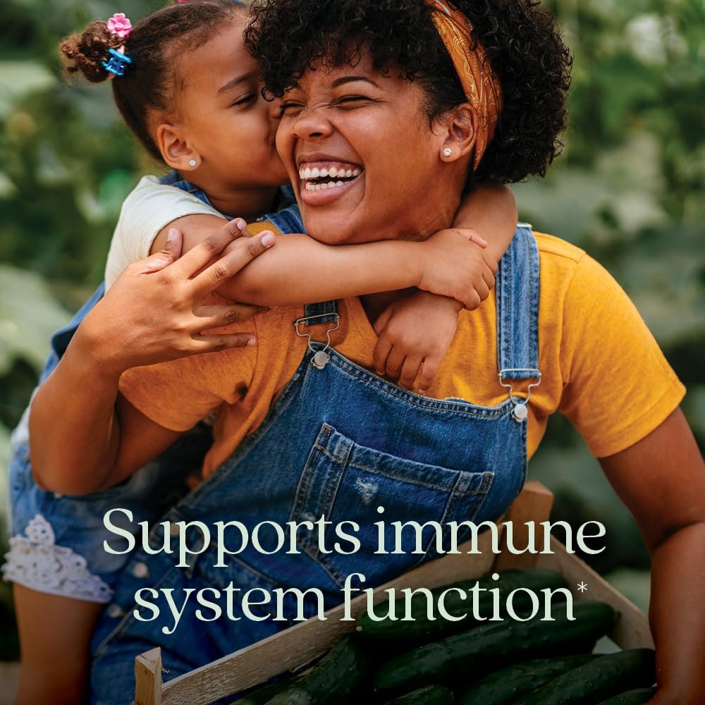New Chapter Vitamin C+ Gummies – 35% weniger Zucker§, exzellente Vitamin-C-Quelle, zwei Gummis täglich für Immununterstützung mit Acerolakirsche, vegan, nicht-GVO, glutenfrei, Zitrusgeschmack, 60 Stück