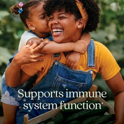 New Chapter Vitamin C+ Gummies – 35% weniger Zucker§, exzellente Vitamin-C-Quelle, zwei Gummis täglich für Immununterstützung mit Acerolakirsche, vegan, nicht-GVO, glutenfrei, Zitrusgeschmack, 60 Stück
