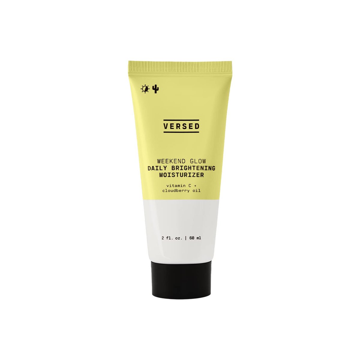 Versed Weekend Glow Daily Brightening Moisturizer – Vegane Vitamin C Feuchtigkeitscreme mit Cloudberry-Samenöl – Aufhellende Gesichtscreme gegen Verfärbungen & unebene Textur (60 ml)